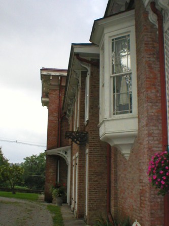 Mary in 2nd floor windows?