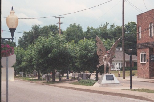 Mothman statue