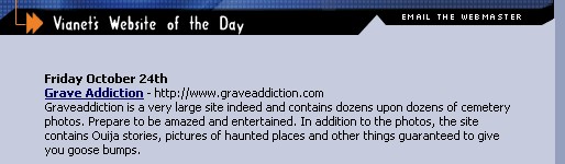 Vianet.ca Site of the Day